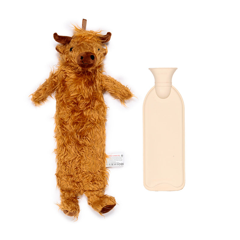 Highland Coo Hot Water Bottle as a gift