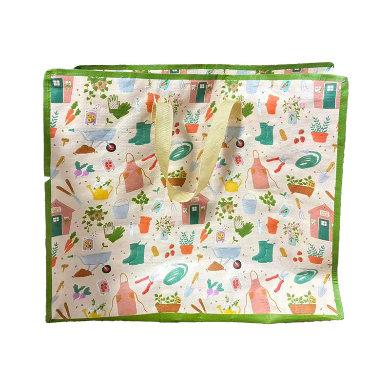 In the Garden Laundry & Storage Bag with floral design