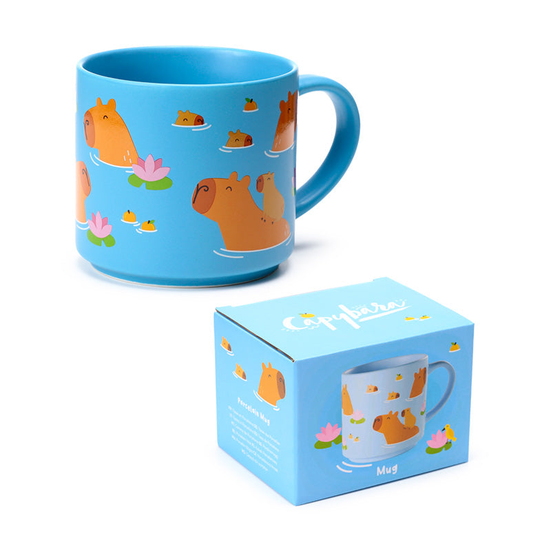 Cute capybara mug for animal lovers