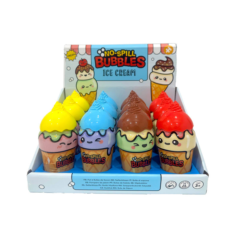 No Spill Bubbles in Ice Cream Cone Design