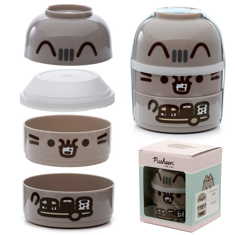 Pusheen the Cat Bento Round Stacked Lunch Box - Gift Idea