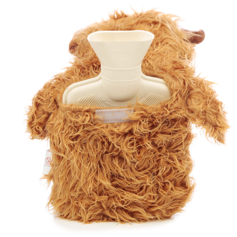 Highland Coo Hot Water Bottle - perfect gift idea