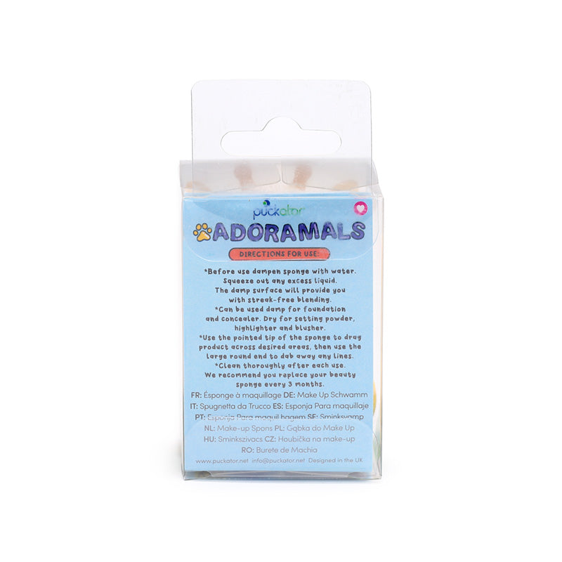 Adoramals Raffi the Giraffe Beauty Blender Sponge with packaging