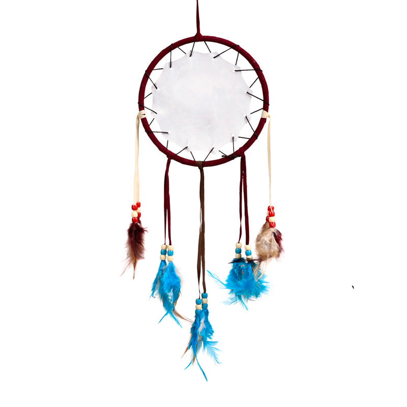 Dreamcatcher featuring a majestic wolf design