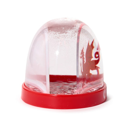 Enchanting Welsh Dragon Snow Storm display piece