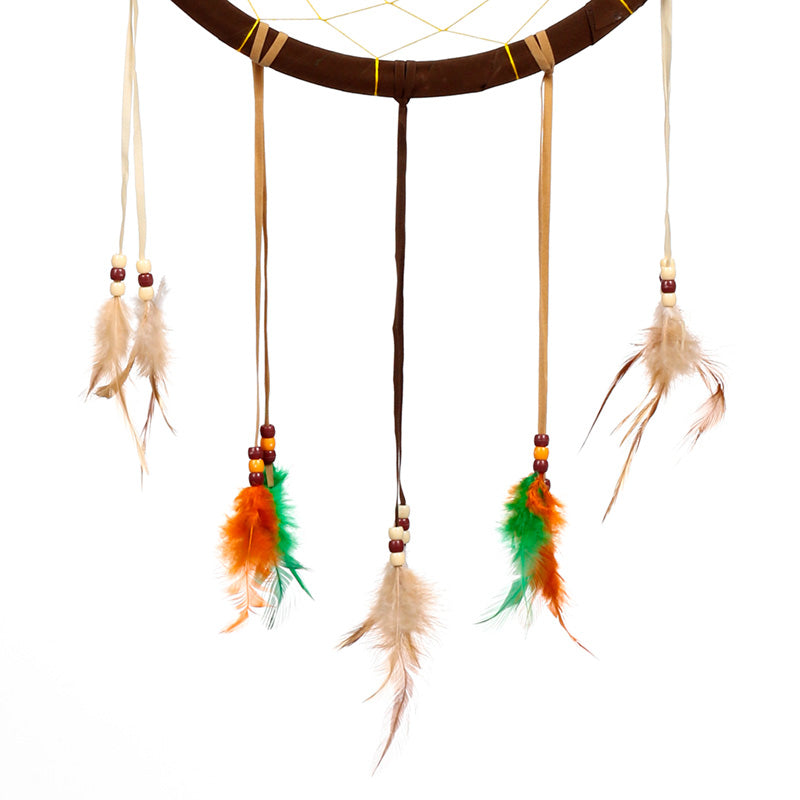 Detailed view of the Guardian of Spells Owl Dreamcatcher