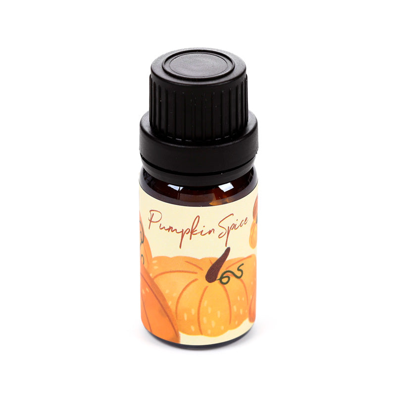 Autumn Harvest fragrance oils set in decorative display