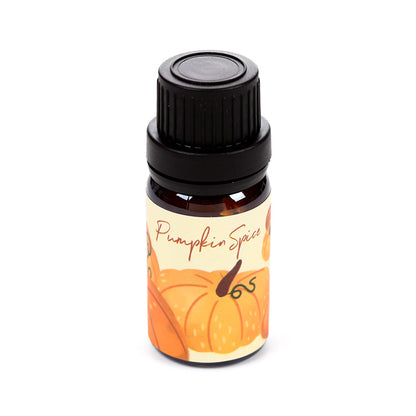 Autumn Harvest fragrance oils set in decorative display