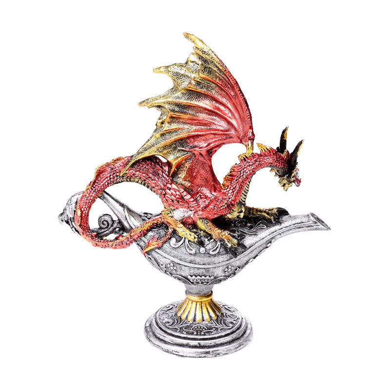 Fantasy-themed decor with Dark Legends Dragon