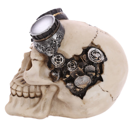 Steampunk Skull Decoration for Home Decor