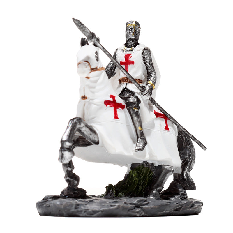 Fantasy Knight Ornament with dramatic lighting