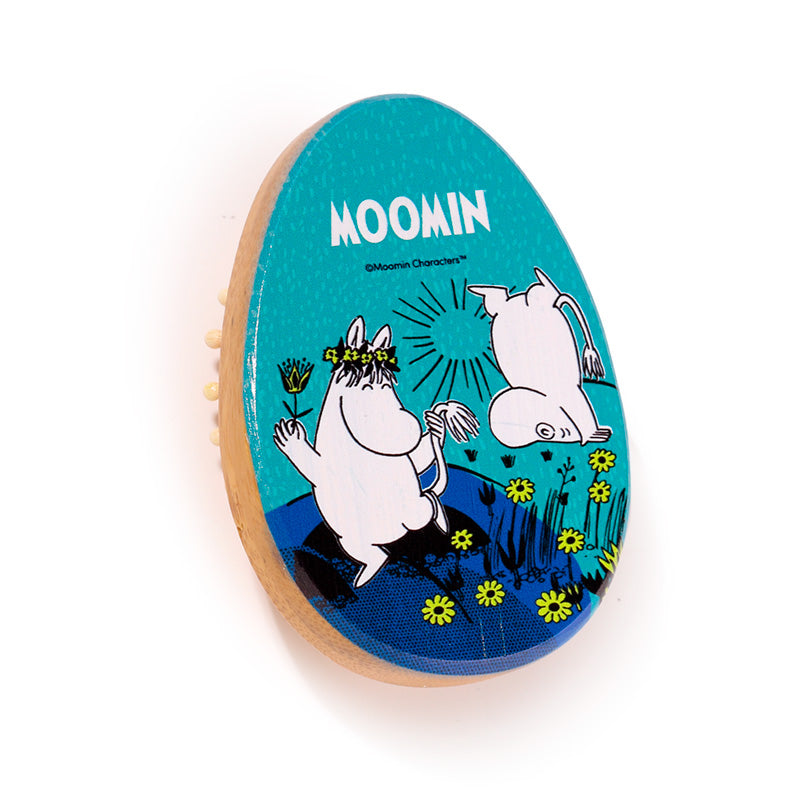 Moomin Bamboo Hair Brush with smooth bristles