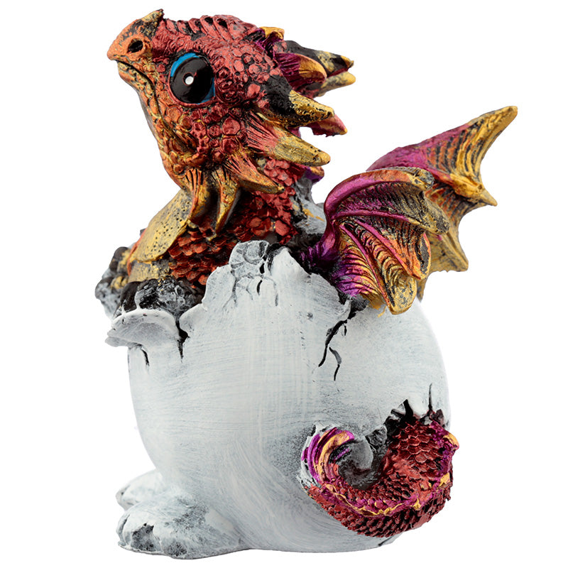 Collectible Hatching Egg Elements Dragon Figurine