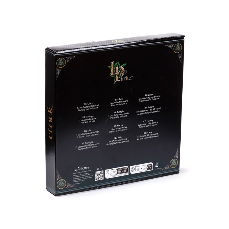 Lisa Parker Cat and Kitten Wall Clock with decorative elements