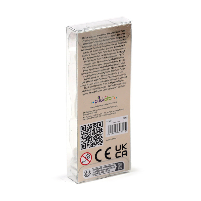 Jolly Rogers Pirate Erasers in vibrant colors