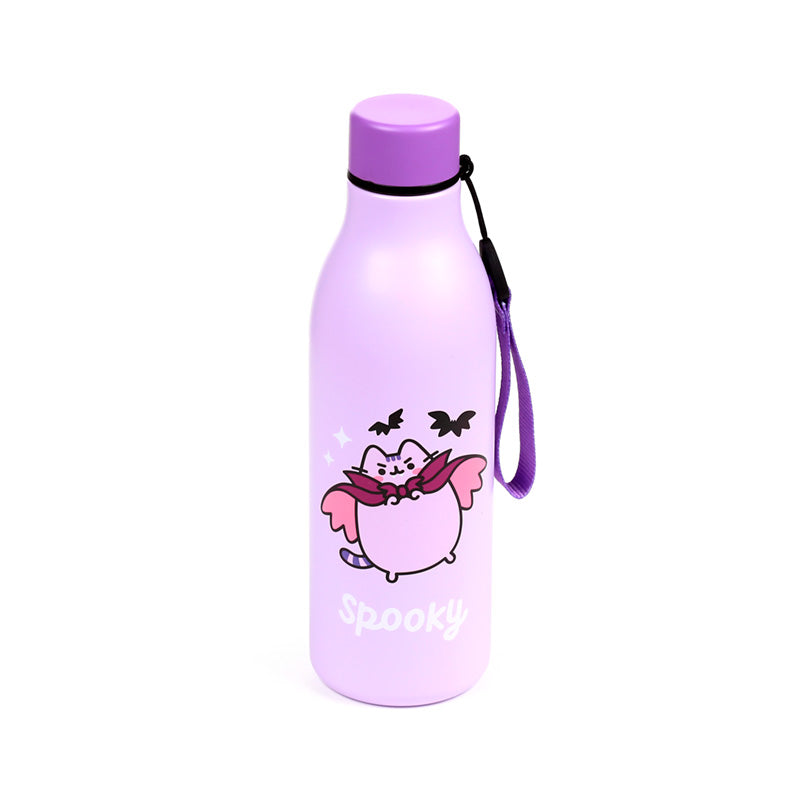 Pusheen the Cat Halloween Insulated Drinks Bottle - Front View