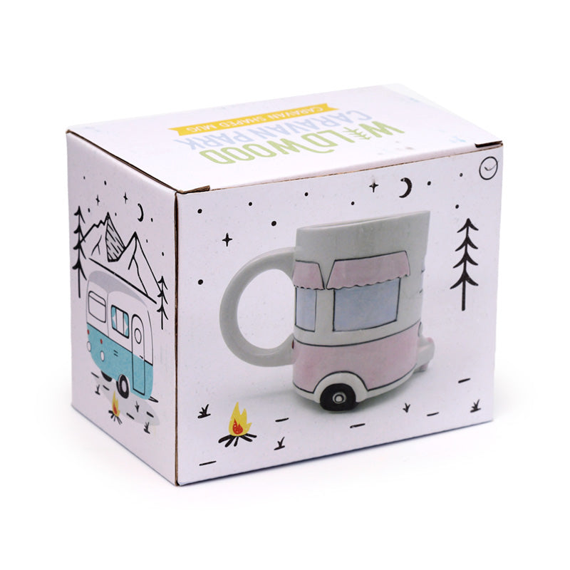 Ceramic mug with playful design for home accents