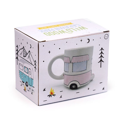 Ceramic mug with playful design for home accents