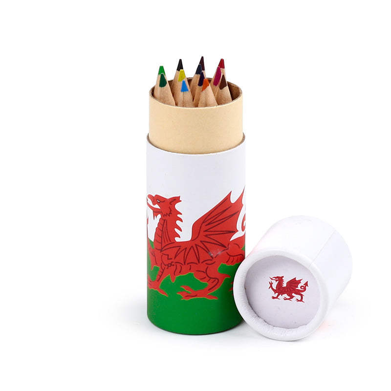 Artistic use of Welsh Dragon Colouring Pencils