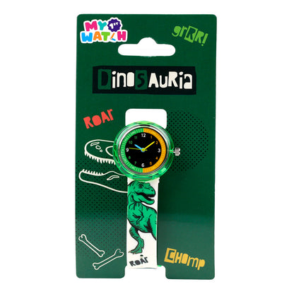 Analogue Watch - Dinosauria with colourful strap
