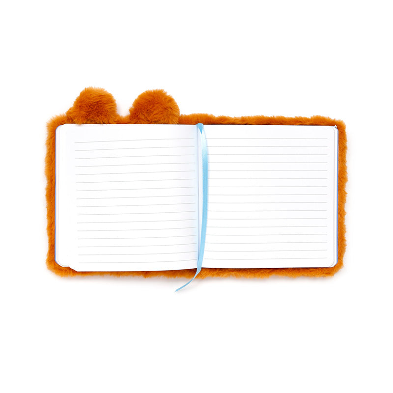 Lined pages of Adoramals Mimi the Marmot Plush Notebook