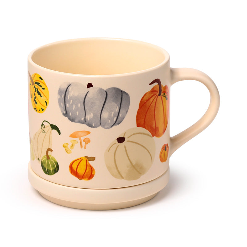 Stylish Mug and Coaster Set for Autumn
