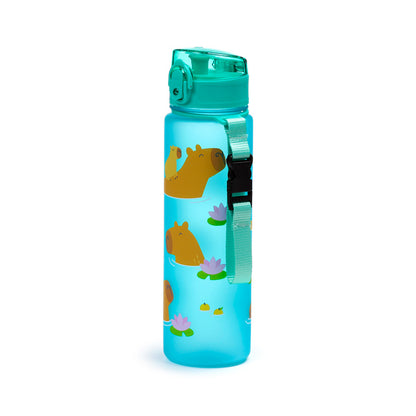 Cute Capybara Design on Water Bottle