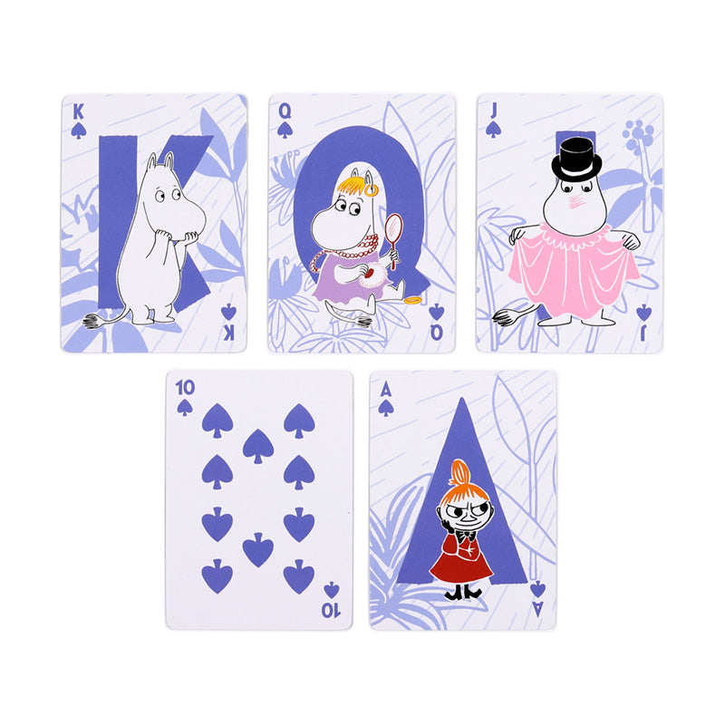 Moomin Tammi Standard Playing Cards in use