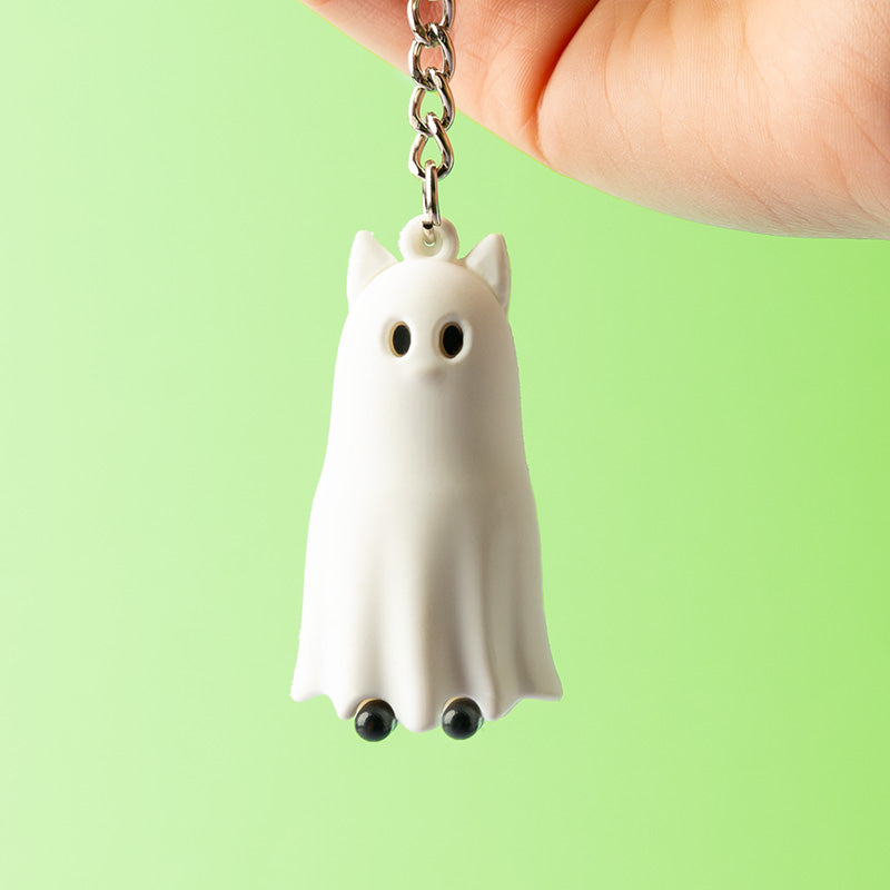 Close-up of the Spooky Ghost Keyring