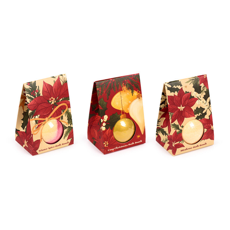 Close-up of Christmas Botanicals Bath Bomb