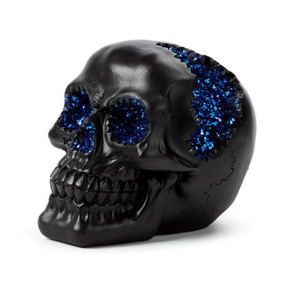 Close-up of Crystal Cave Skull ornament