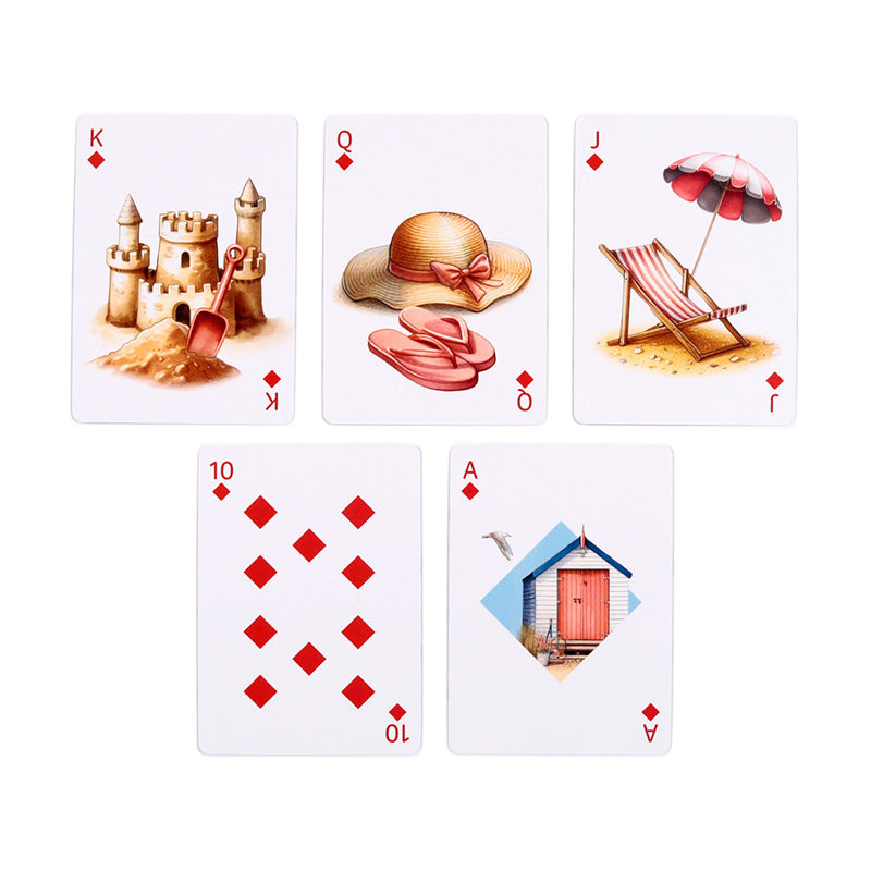 Coastal themed card games