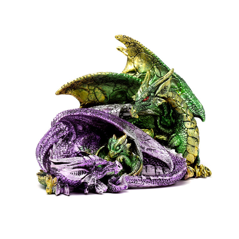 Enchanted Nightmare Dragon decorative ornament front view