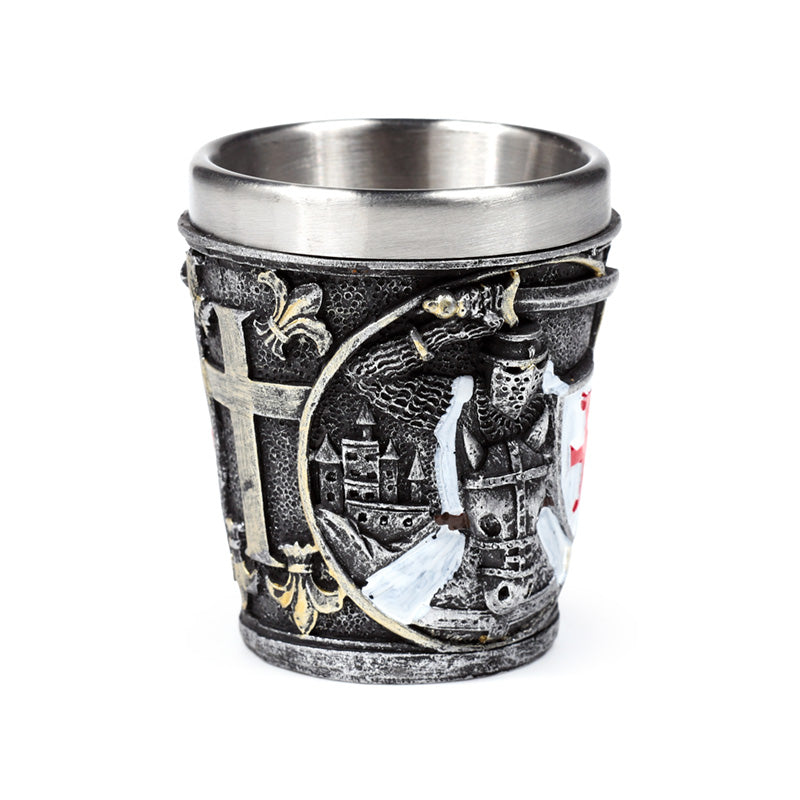 Artistic view of Medieval Knight Decorative Shot Glass