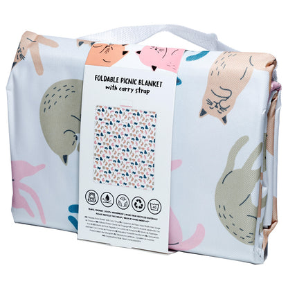 Cat's Life Picnic Blanket as a gift for cat lovers