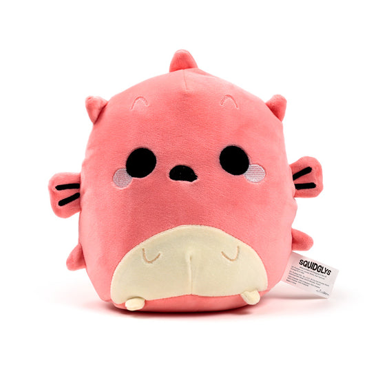 Squidglys Puff the Pufferfish Plush Toy - Front View