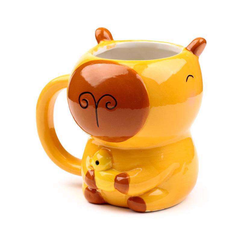 Novelty capybara mug with 400ml capacity