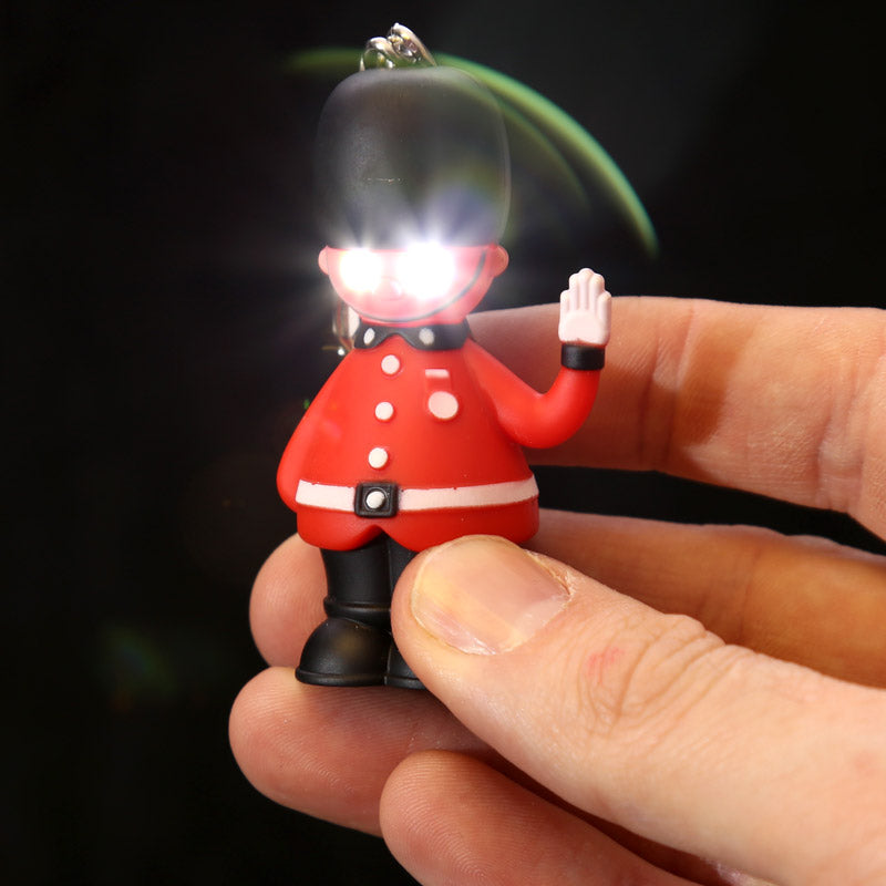LED Light & Sound Keyring displayed on a keychain