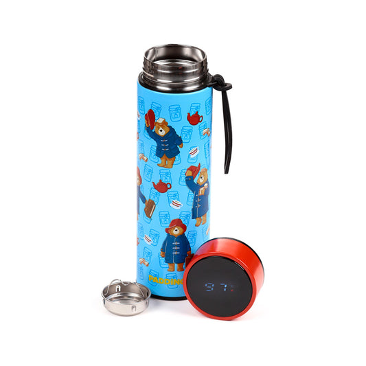 Paddington Bear Insulated Drinks Bottle with Thermometer