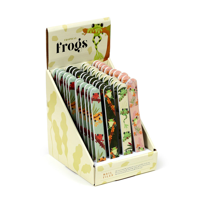 Tropical Fruits Nail File with vibrant fruit designs