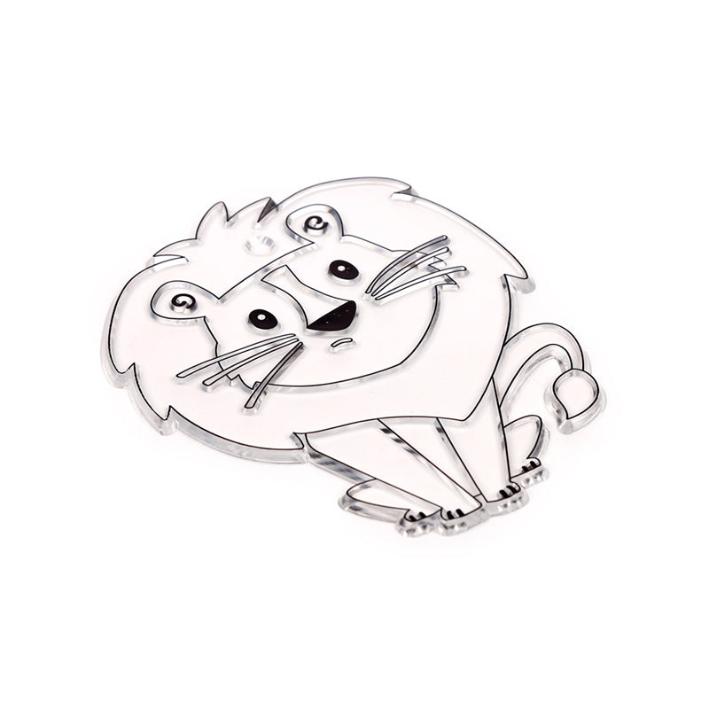 Vibrant paints included in the DIY Suncatcher kit