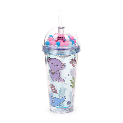Adoramals Maddie the Axolotl Double Walled Cup with Lid