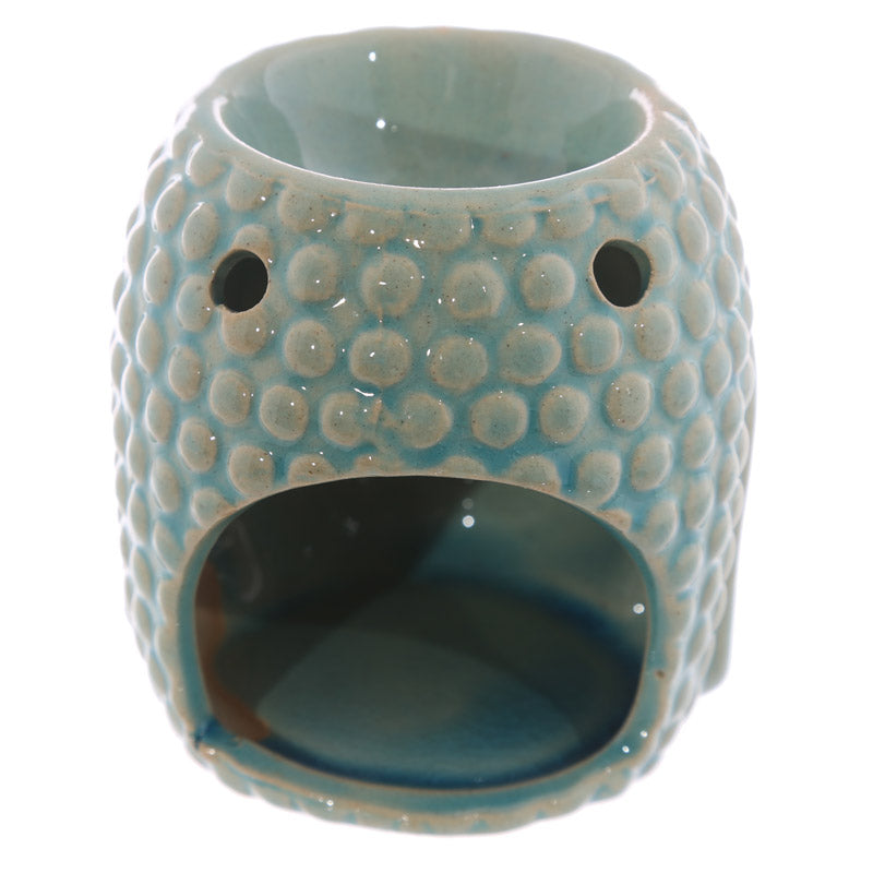 Ceramic Buddha Head Oil Burner with Aromatic Oils