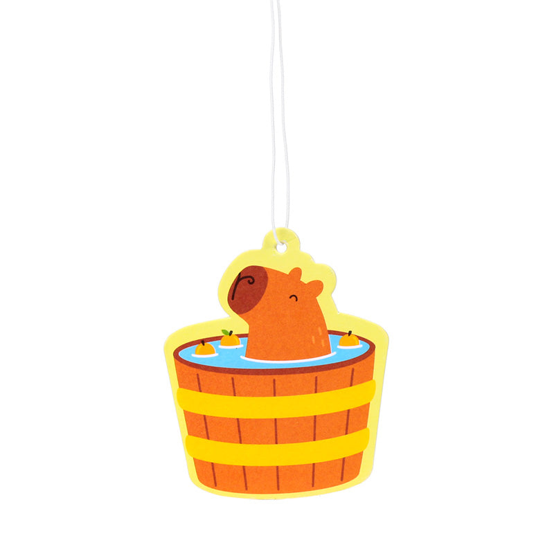 Mandarin Scented Capybara Air Freshener Side View