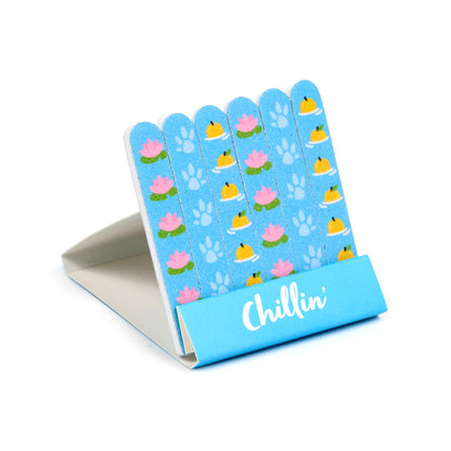 Charming decorative nail file matchbook