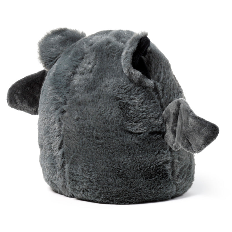 Stylish Plush Bat Door Stop on display