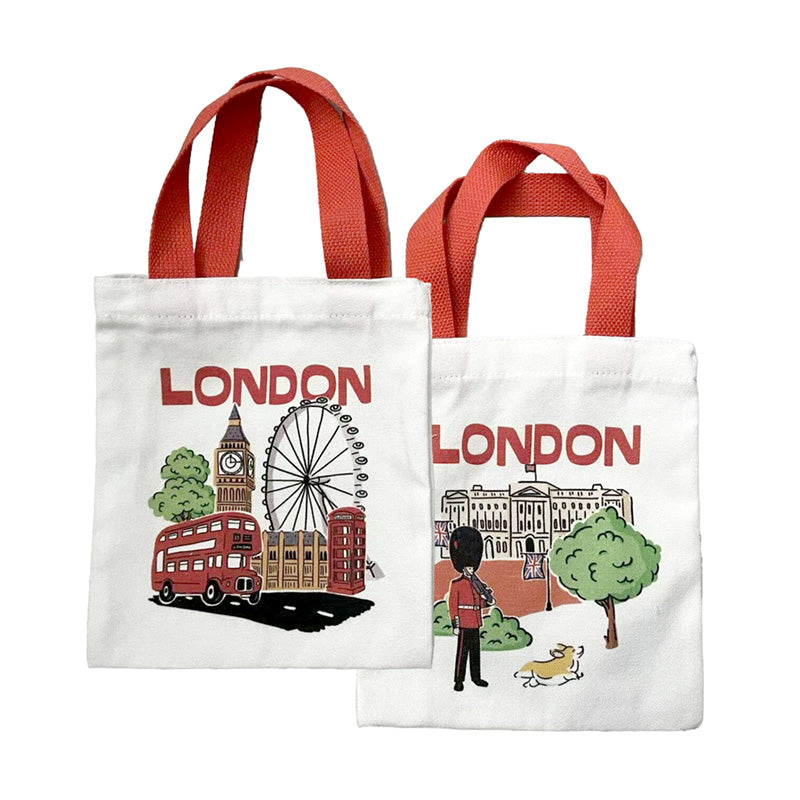 London Souvenir Tote Bag featuring Big Ben and Buckingham Palace