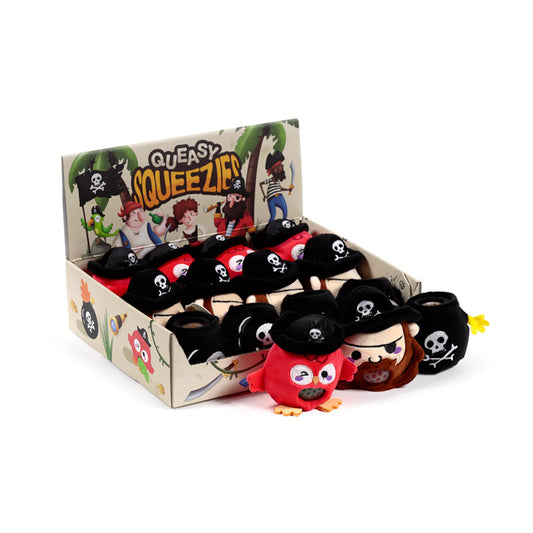 Queasy Squeezies Fidget Toy - Jolly Rogers Pirate design