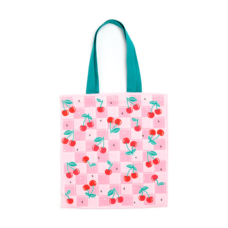 Cherry Tote Shopping Bag with vibrant design