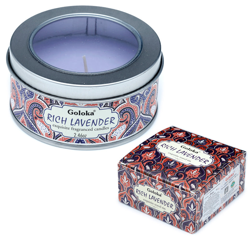 Goloka Lavender Candle - Relaxing Home Accent